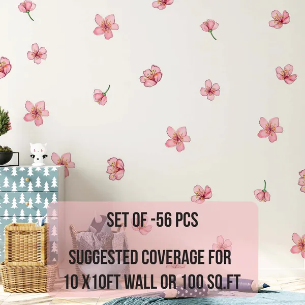 Cherry_Blossom_Pink_Flower_Wall_Stickers_for_Bedroom,_Nursery_&_Living_Room_|_Floral_Wall_Decals_|_Peel_and_Stick_Flower_Wall_Decor