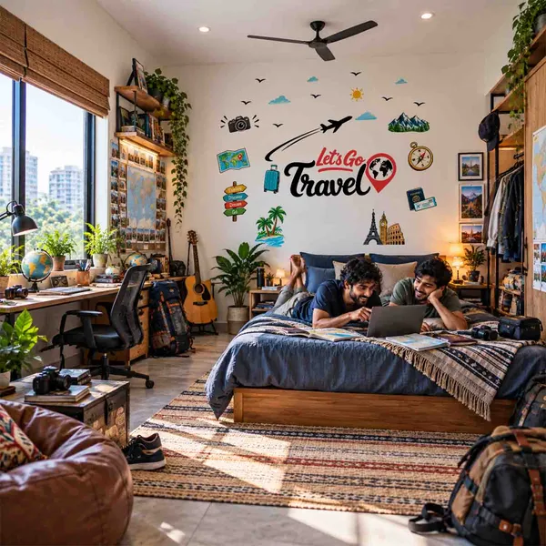 Colorful_Travel_Wall_Sticker_|_Lets_Go_Travel_|_Wanderlust_&_Adventure_Wall_Decor|Premium_Large_-_200_cm_X_150_cm