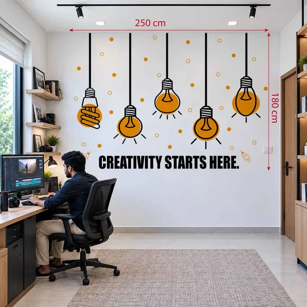 Creativity_Starts_Here_Creative_Office_Inspirational_Workspace_Wall_Sticker|Premium_Extra_Large_-_250_cm_X_180_cm