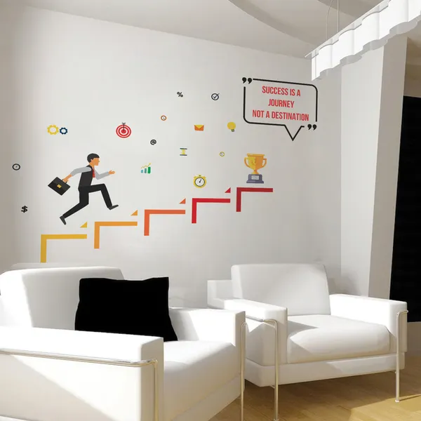 Success_Is_A_Journey_Step_To_Success_Office_Inspirational_Motivational_Quotes_Wall_Sticker