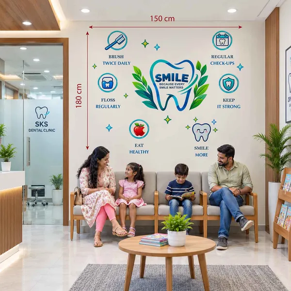 Dental_Clinic_Wall_Sticker_|_Oral_Hygiene_&_Healthy_Smile_Wall_Decal|Premium_Large_-_180_cm_X_150_cm