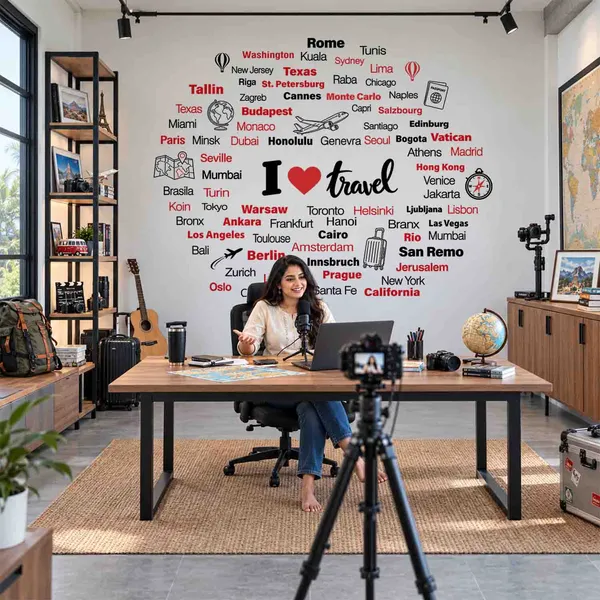 I_Love_Travel_Wall_Sticker_|_World_Cities_&_Travel_Quotes_Vinyl_Wall_Decal|Premium_Large_-_250_cm_X_180_cm