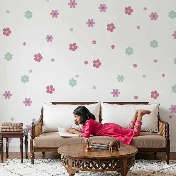 Pastel_Flower_Wall_Stickers_for_Kids_Room_|_Removable_Daisy_Wall_Decals_for_Nursery,_Baby_Room_&_Girls_Bedroom_Decor_-_combo_I