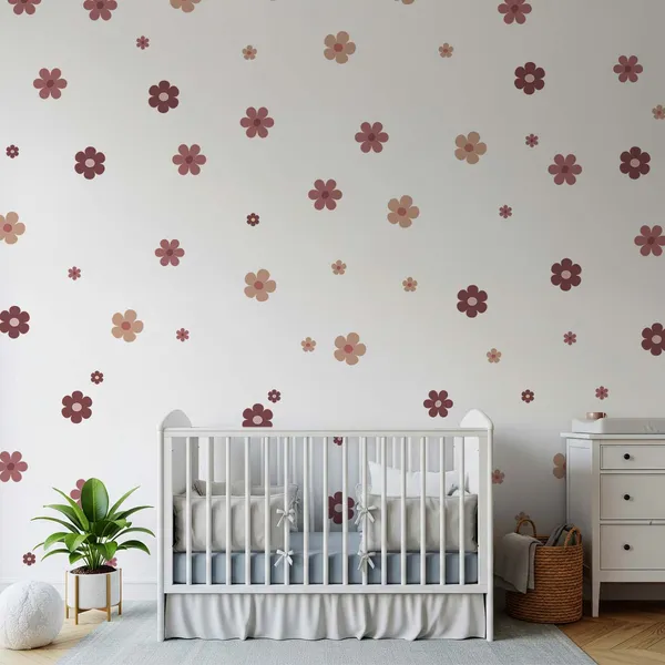 Pastel_Flower_Wall_Stickers_for_Kids_Room_|_Removable_Daisy_Wall_Decals_for_Nursery,_Baby_Room_&_Girls_Bedroom_Decor