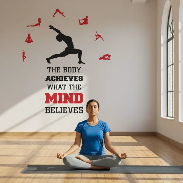 StickMe_The_Body_Achieves_What_The_Mind_Believes_-_Yoga_-_Gym_-_Fitness_-_Office_-_Workout_-_Inspirational_-_Motivational_-_Quotes_-_Wall_Sticker_|_Premium_Large_-_130_cm_X_160_cm