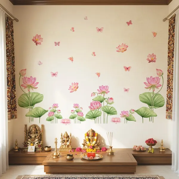 StickMe_Pink_Lotus_&_Butterfly_Wall_Sticker_For_Home_Decor_|_Premium_Extra_Large_-_300_cm_X_198_cm