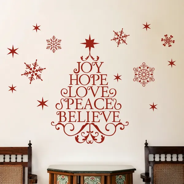 StickMe_Joy_�_Hope_�_Love_�_Peace_�_Believe_�_Christmas_�_X�mas_Wall_Decor_Sticker_|_Premium_Large_-_cm_X_cm