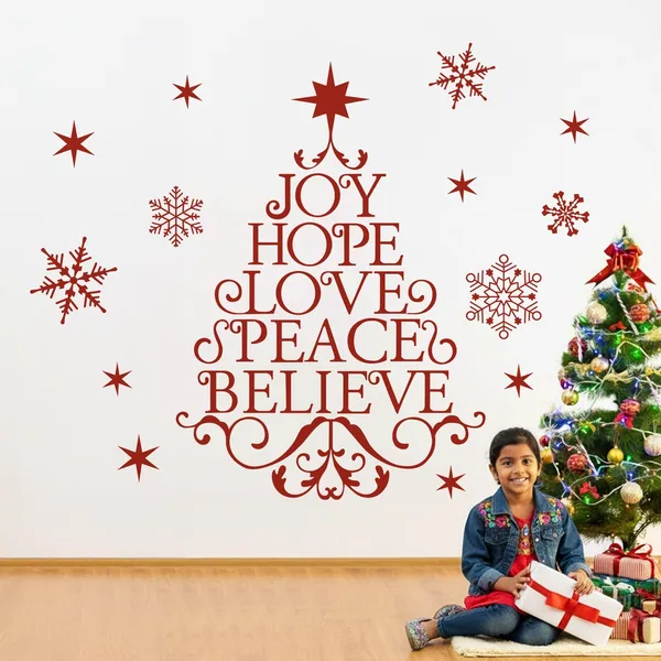 StickMe_Joy_�_Hope_�_Love_�_Peace_�_Believe_�_Christmas_�_X�mas_Wall_Decor_Sticker_|_Premium_Large_-_cm_X_cm