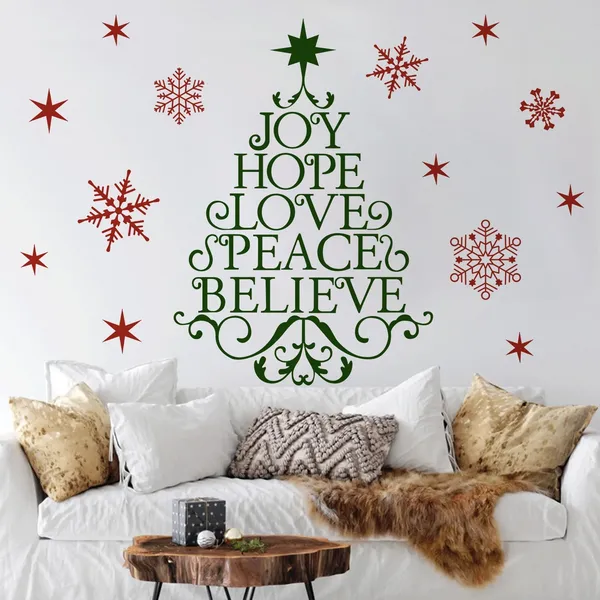 StickMe_Joy_�_Hope_�_Love_�_Peace_�_Believe_�_Christmas_�_X�mas_Wall_Decor_Sticker_|_Premium_Large_-_cm_X_cm