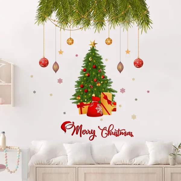 StickMe_Christmas_�_X�Mas_Festive_D�cor_Wall_Sticker_Decal_for_Home_&_Office_|_Premium_Extra_Large_-_160_cm_X_150_cm