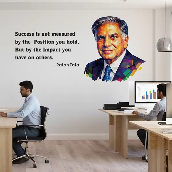 StickMe_Ratan_Tata_Success_Motivational_Office_Inspirational_Business_Wall_Sticker_|_Premium_Large_-_120_cm_X_60_cm