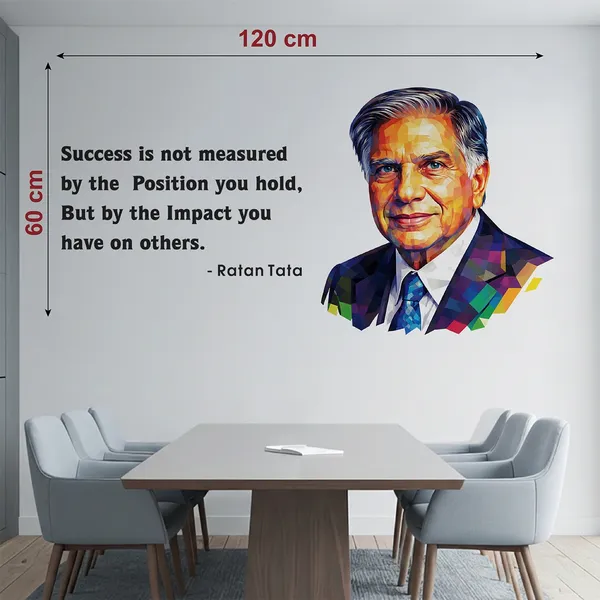 StickMe_Ratan_Tata_Success_Motivational_Office_Inspirational_Business_Wall_Sticker_|_Premium_Large_-_120_cm_X_60_cm