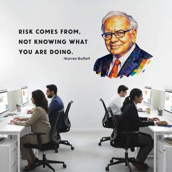 StickMe_Warren_Buffett_Risk_Motivational_Office_Inspiration_Wall_Sticker_|_Premium_Large_-_120_cm_X_60_cm
