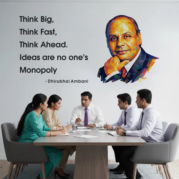 StickMe_Dhirubhai_Ambani_Think_Big_Motivational_Office_Inspirational_Entrepreneur_Wall_Sticker_|_Premium_Large_-_120_cm_X_60_cm