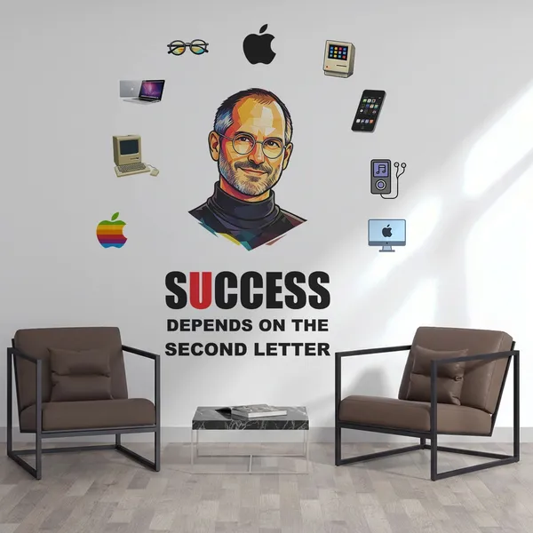 StickMe_Steve_Jobs_Motivational_Quote_Wall_Sticker_Success_Office_Wall_Decor_for_Home_&_Workspace_|_Premium_Large_-_120_cm_X_120_cm