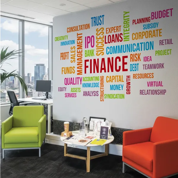 StickMe_Finance_Word_Cloud_Premium_Wall_Sticker_for_Office_|_Corporate_Business_Wall_D�cor_|_Modern_Workspace_Wall_Decor_|_Premium_Extra_Large_-_230_cm_X_140_cm