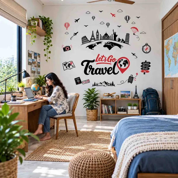 Travel_Wall_Sticker_|_Lets_Go_Travel_|_World_Map_&_Adventure_Travel_Wall_Decor|Premium_Large_-_170_cm_X_150_cm