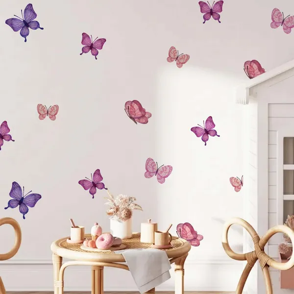 Butterfly_Wall_Sticker_Set_for_Bedroom_|_Pink_&_Purple_Butterfly_Wall_Decals_for_Girls_Room,_Nursery_&_Living_Room