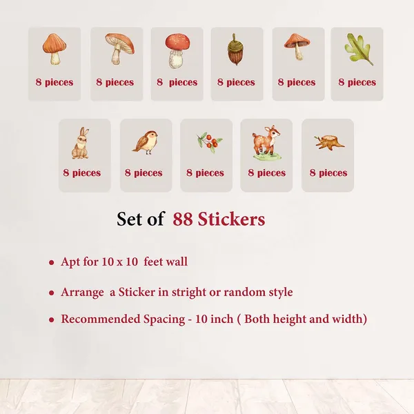 Woodland_Animal_Wall_Stickers_for_Kids_Room_|_Forest_Theme_Peel_&_Stick_Wall_Decals_with_Deer,_Rabbits,_Birds_&_Mushrooms_|_Nursery_Wall_Decor|Premium_Large
