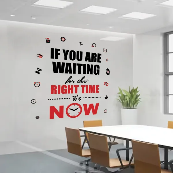 The_Right_Time_Is_Now_Office_Inspirational_Motivational_Quotes_Wall_Sticker
