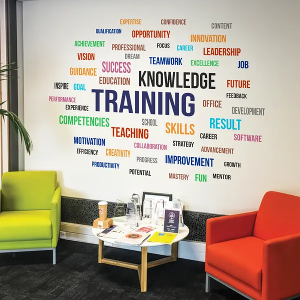 Training_Knowledge_Gain_Office_Inspirational_Motivational_Wall_Sticker