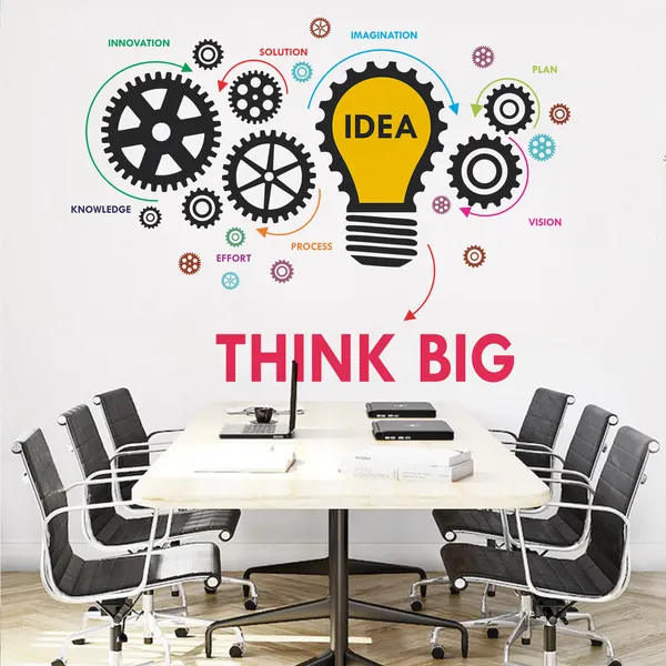 Think_Big_Idea_Colorful_Office_Inspirational_Motivational_Wall_Sticker