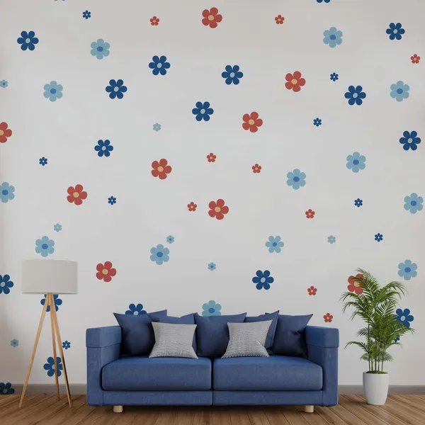 Pastel_Flower_Wall_Stickers_for_Kids_Room_|_Removable_Daisy_Wall_Decals_for_Nursery,_Baby_Room_&_Girls_Bedroom_Decor