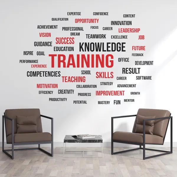 Training_Knowledge_Gain_Colorful_Office_Inspirational_Motivational_Wall_Sticker