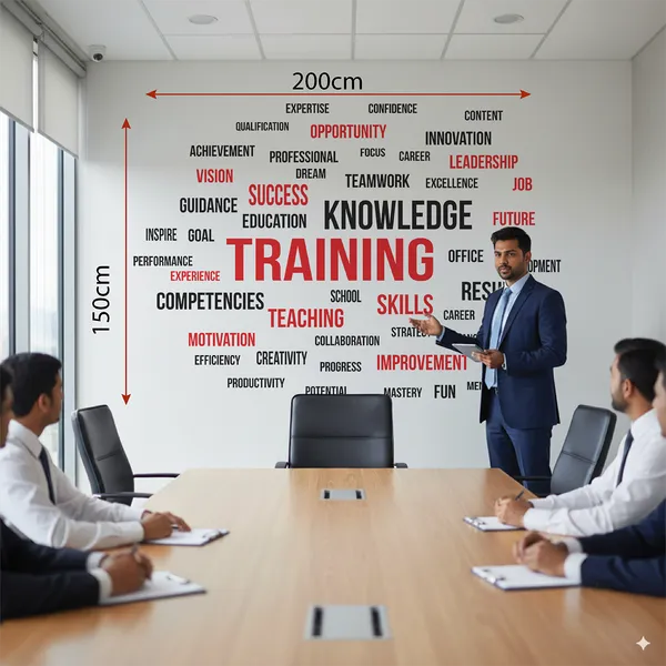 Training_Knowledge_Gain_Colorful_Office_Inspirational_Motivational_Wall_Sticker
