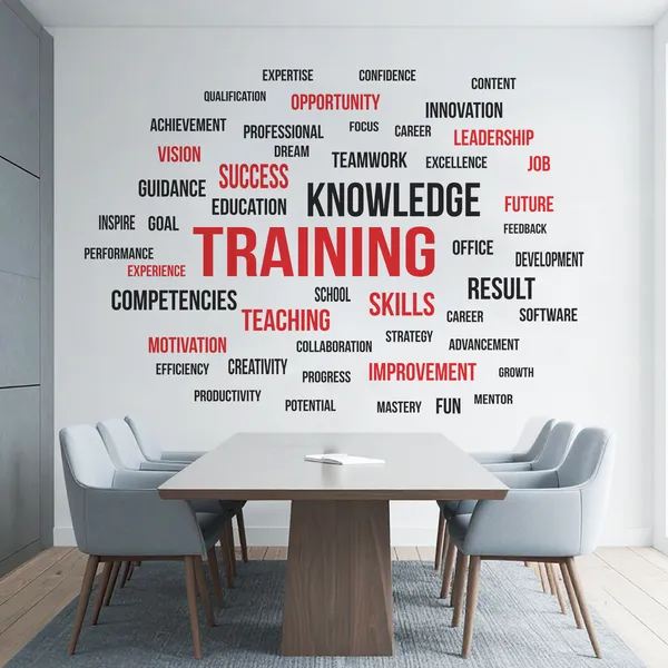 Training_Knowledge_Gain_Colorful_Office_Inspirational_Motivational_Wall_Sticker