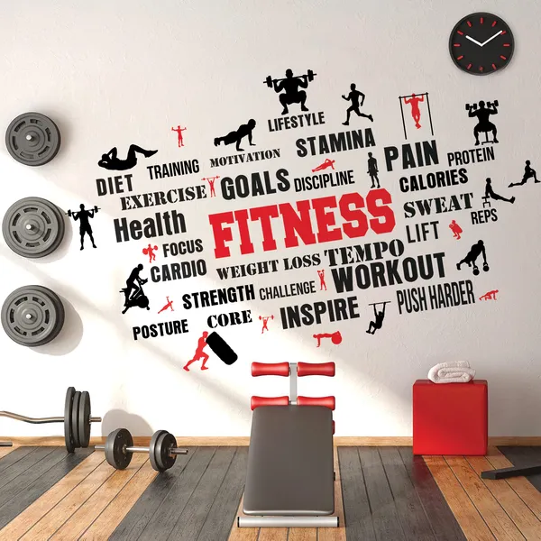Gym_Bodybuilding_Word_Cloud_Wall_Sticker_Motivational_Workout_Decor
