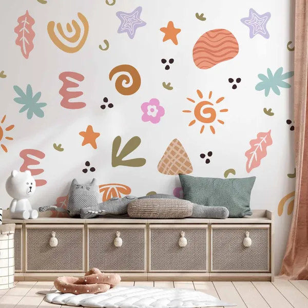 Boho_Nursery_Wall_Stickers_for_Kids_Room_|_Peel_and_Stick_Baby_Nursery_Wall_Decals_|_Modern_Scandinavian_Wall_Decor_for_Bedroom_&_Playroom