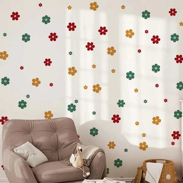 Pastel_Flower_Wall_Stickers_for_Kids_Room_|_Removable_Daisy_Wall_Decals_for_Nursery,_Baby_Room_&_Girls_Bedroom_Decor
