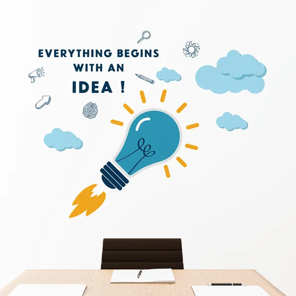 Everything_Begins_With_An_Idea_Office_Motivational_Inspirational_Quotes_Wall_Sticker