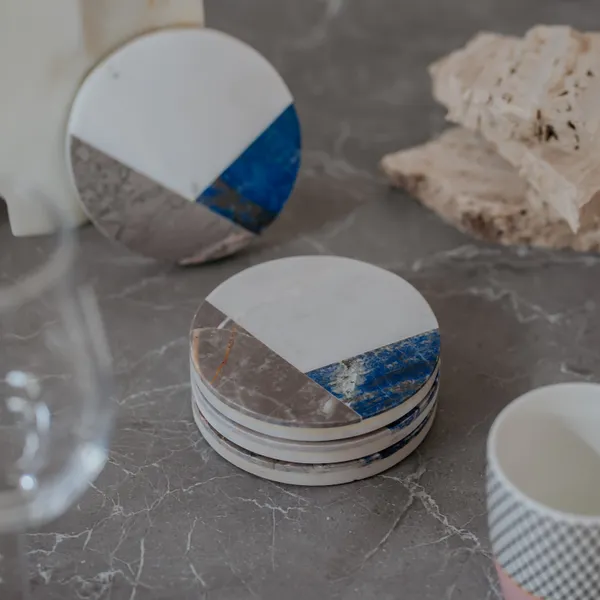 Pack_Of_4_White_Lapis_Italian_Marble_Mosaic_Coaster_For_Kitchen