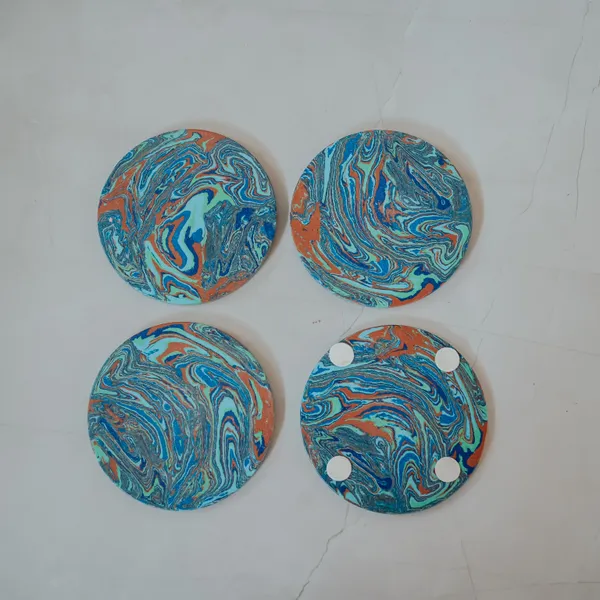 Pack_Of_4_Deep_Maroon_Polished_Coaster_For_Kitchen