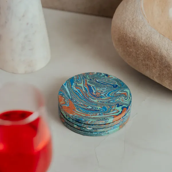 Pack_Of_4_Deep_Maroon_Polished_Coaster_For_Kitchen