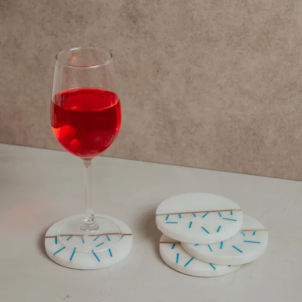 Pack_Of_4_White_Turquoise_Gemstone_Brass_Coaster_For_Kitchen