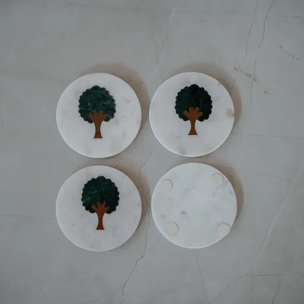 Pack_Of_4_White_Sac_Peepal_Tree_Inlay_Coaster_For_Kitchen
