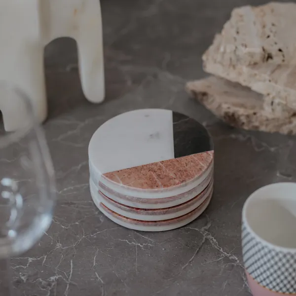 Pack_Of_4_White_Italian_Checker_Inlay_Coaster_For_Kitchen
