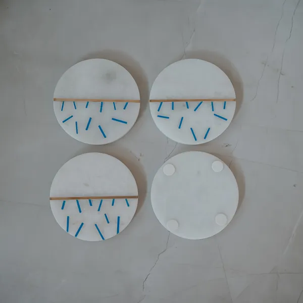 Pack_Of_4_White_Turquoise_Gemstone_Brass_Coaster_For_Kitchen