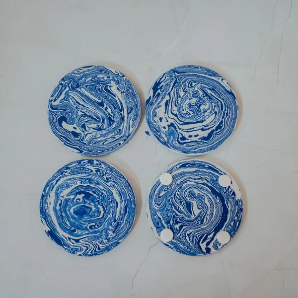 Pack_Of_4_Blue_Synthetic_Polished_Coaster_For_Kitchen