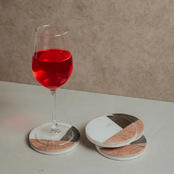 Pack_Of_4_White_Italian_Checker_Inlay_Coaster_For_Kitchen