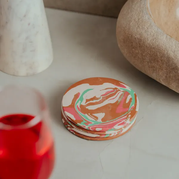 Pack_Of_4_Multicolor_Goldenrod_Synthetic_Marble_Coaster_For_Kitchen