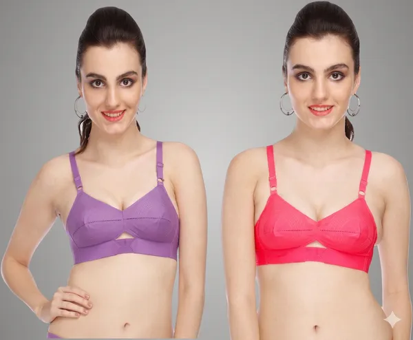 Multicolor_Cotton_Regular_Bra_For_Women_(Pack_of_2_)