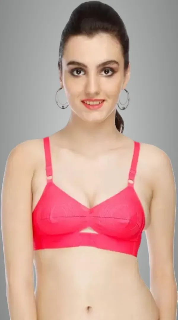 Winsome_Women_Full_Coverage_Non_Padded_Bra_(Hot_Pink)