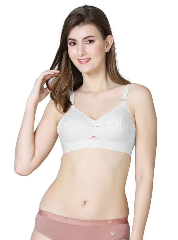 Winsome_Women_Full_Coverage_Non_Padded_Bra_(White)