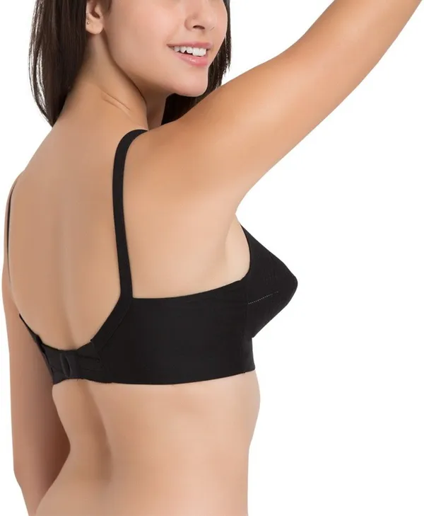 Black_Cotton_Low_Back_Bra_For_Women