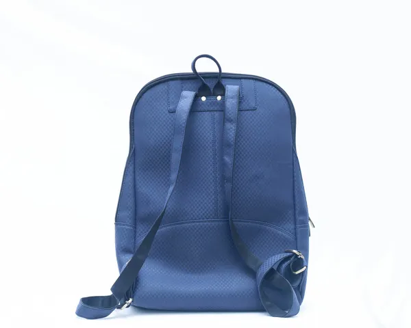 Spuni_Veya_Blue_Diamond_Textured_Leather_Laptop_Backpack_for_Men_&_Women_|_15.6_inch_Padded