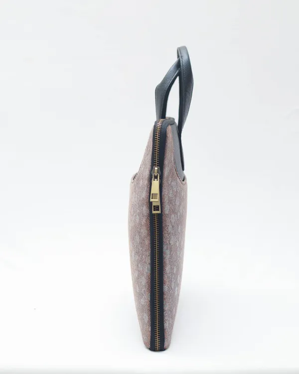 Vela_Andromeda_Premium_&_Elegant_Puprle-Black_combination_Leather_Laptop_Sleeve_Bag_|_Business_Sleeve